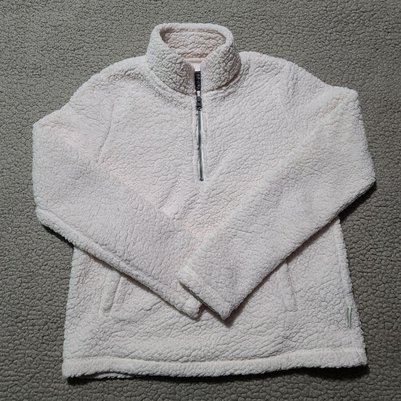 abercrombie half zip sherpa