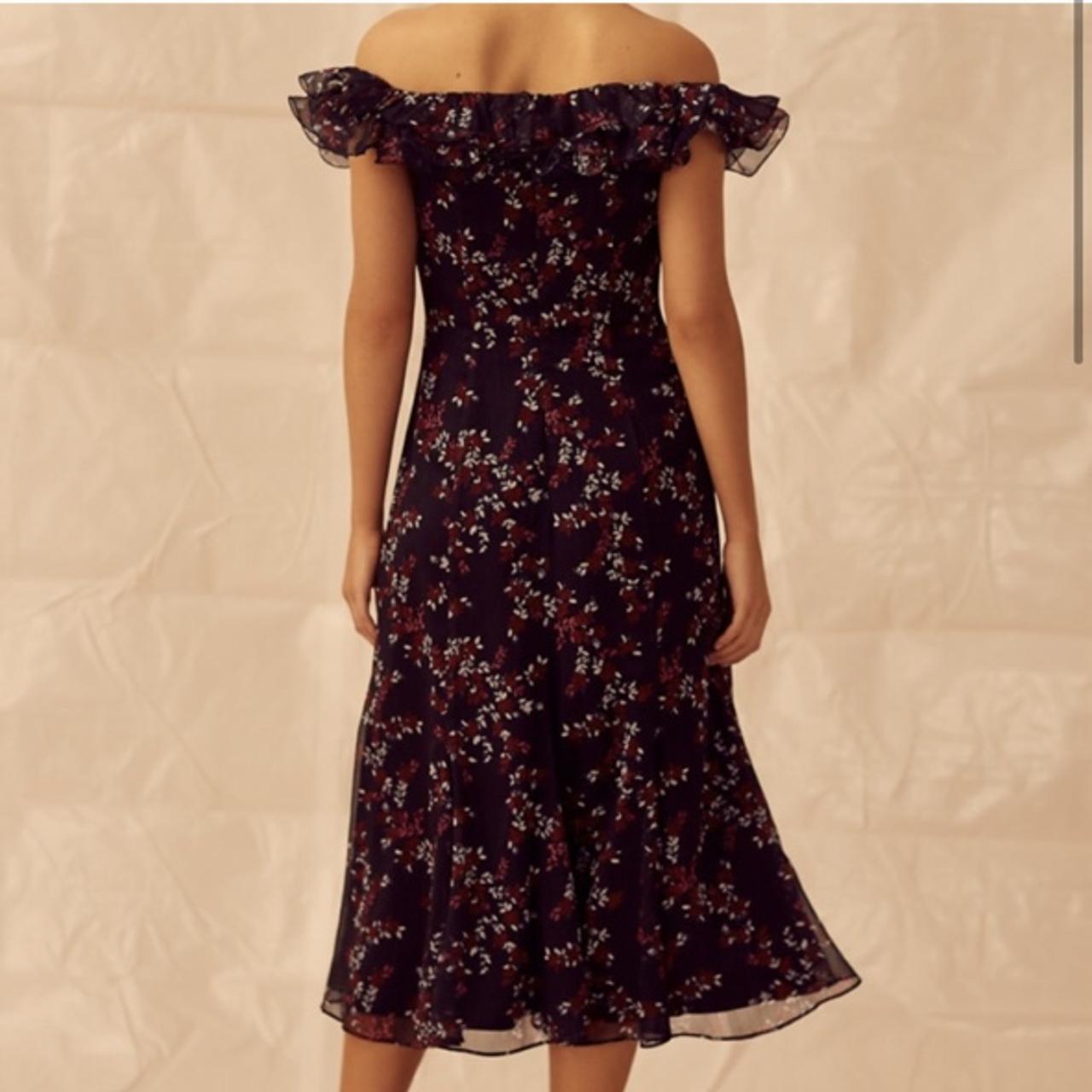 Keepsake navy outlet floral dress