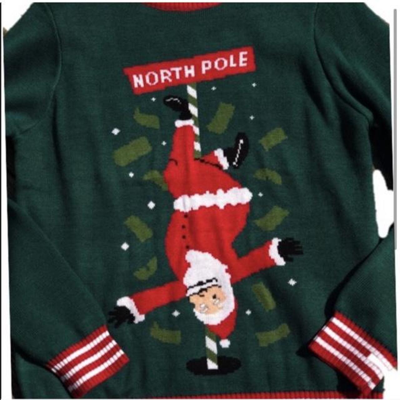 North pole dancer on sale ugly christmas sweater