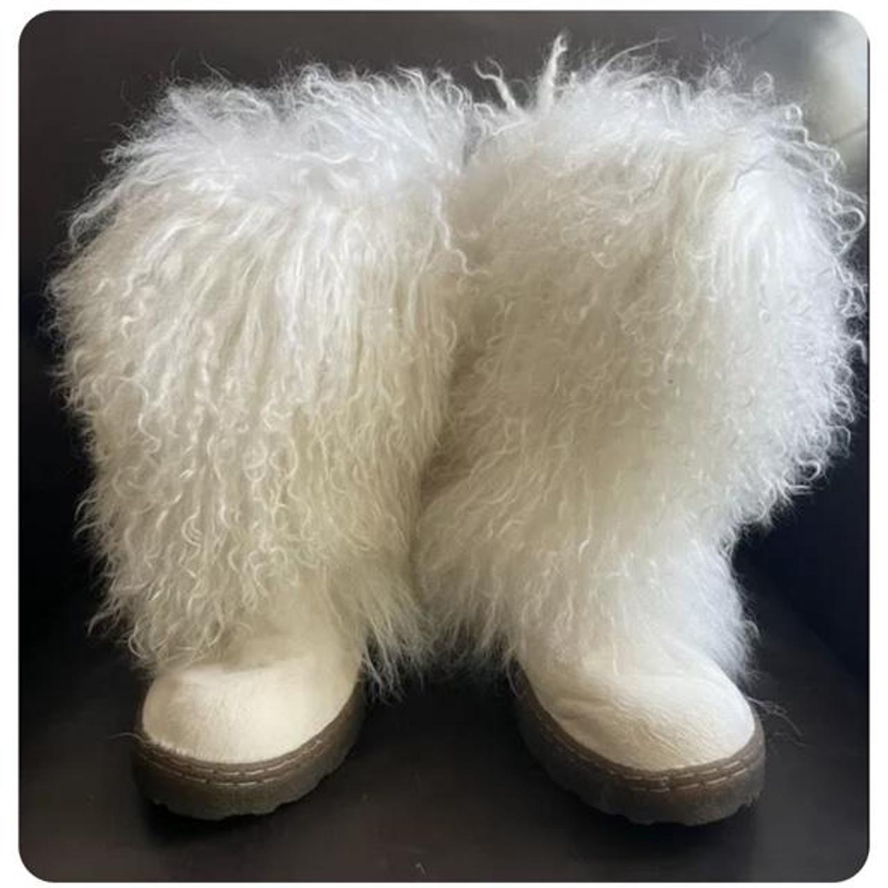 bearpaw lamb fur boots