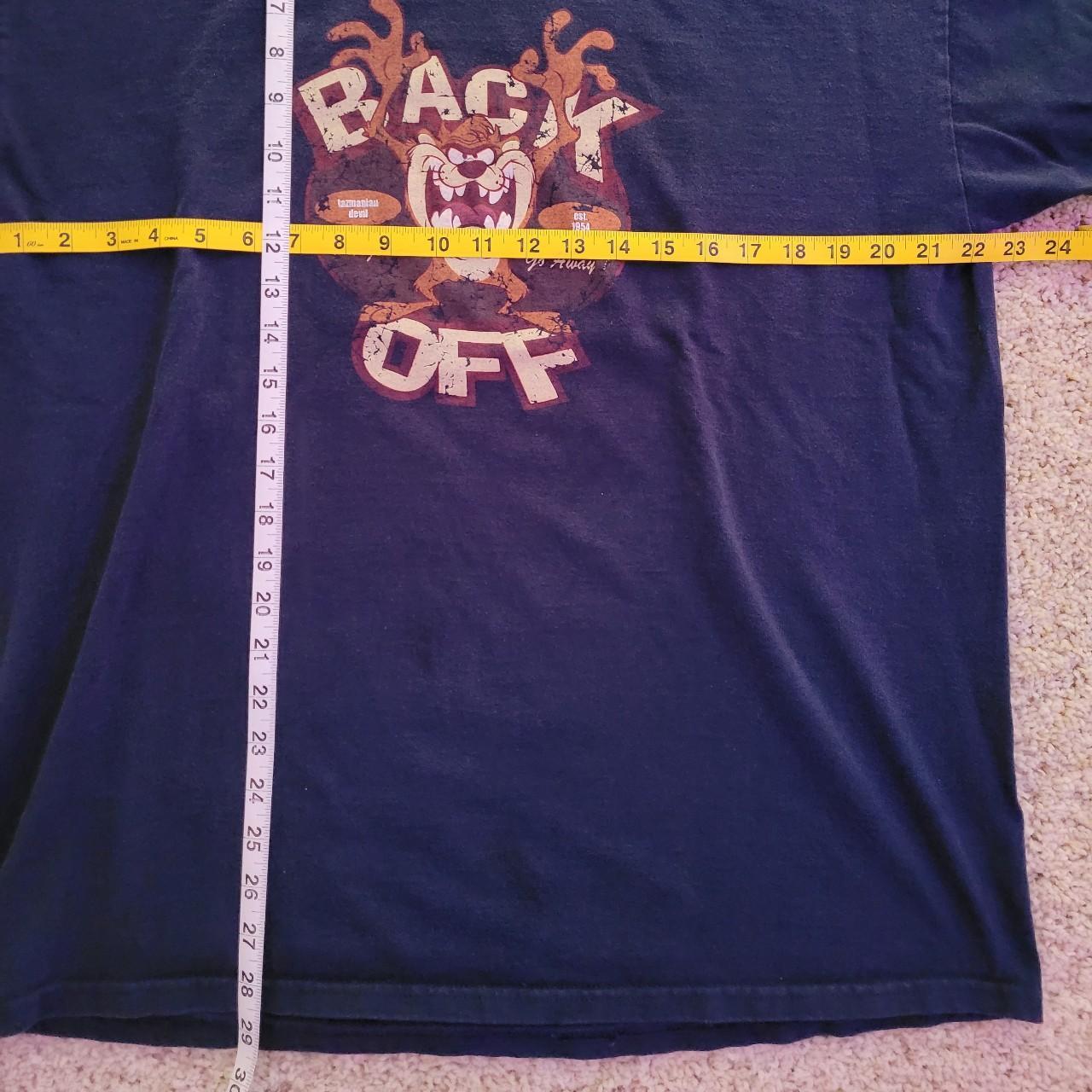 Looney Toons Taz back off tee, size tag removed. See... - Depop
