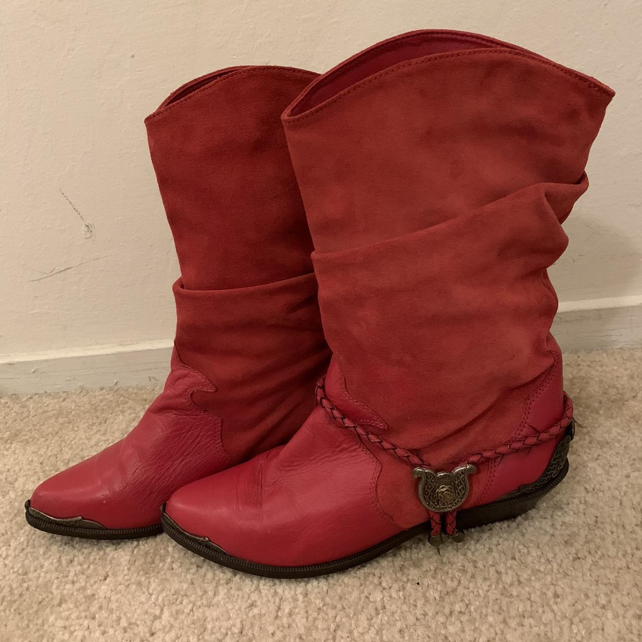 red zodiac boots