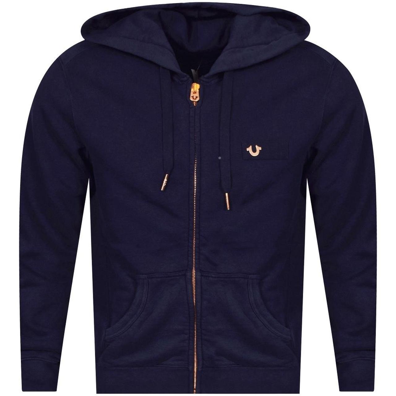 true religion navy jumper