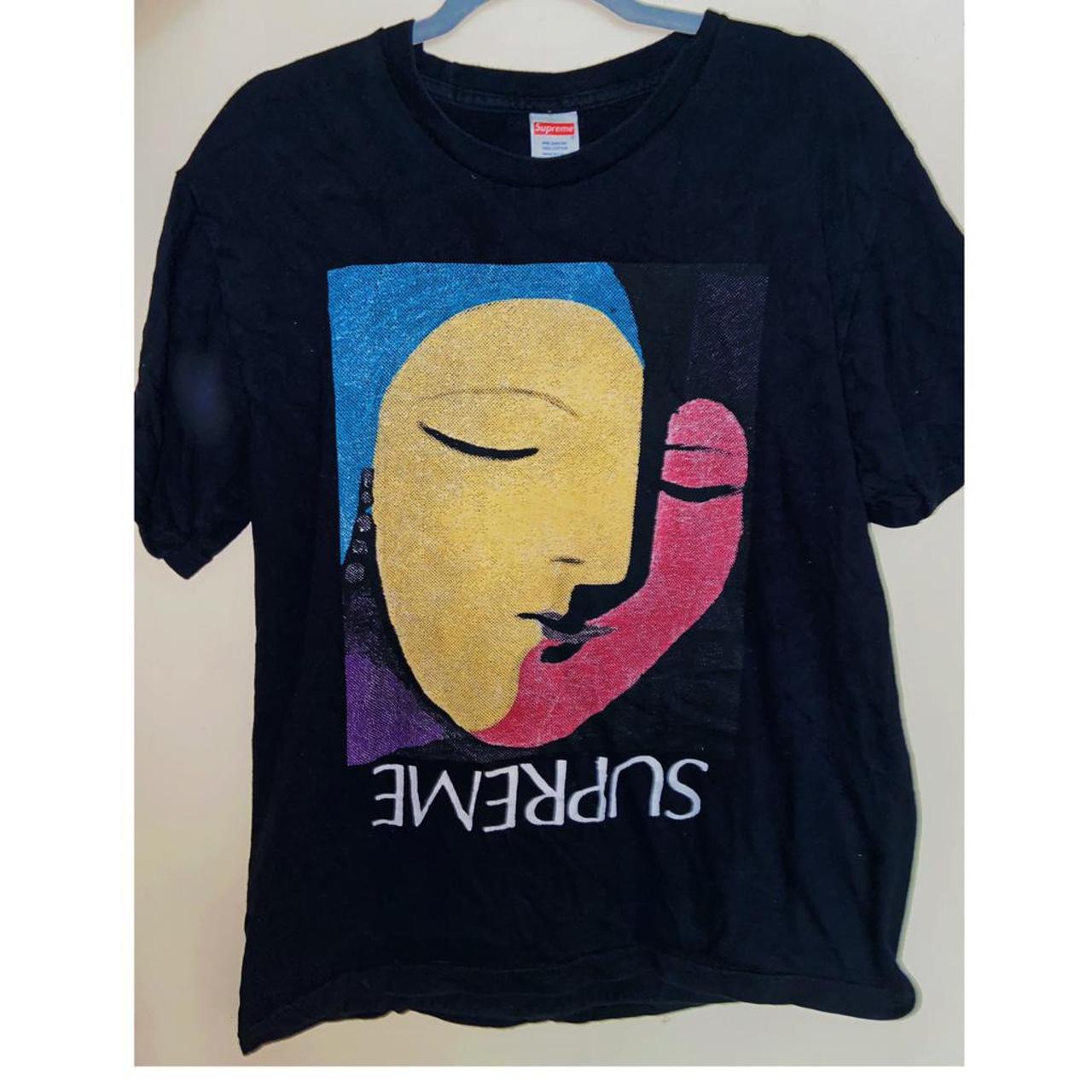 Supreme abstract tee size Large Good condition... - Depop