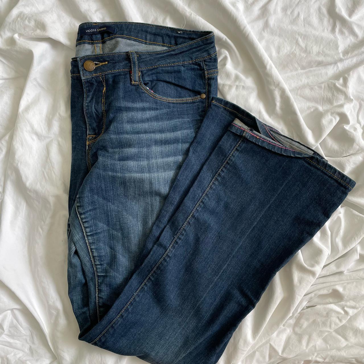 Vigoss Studio Low Rise Bootcut Kick Flare... - Depop