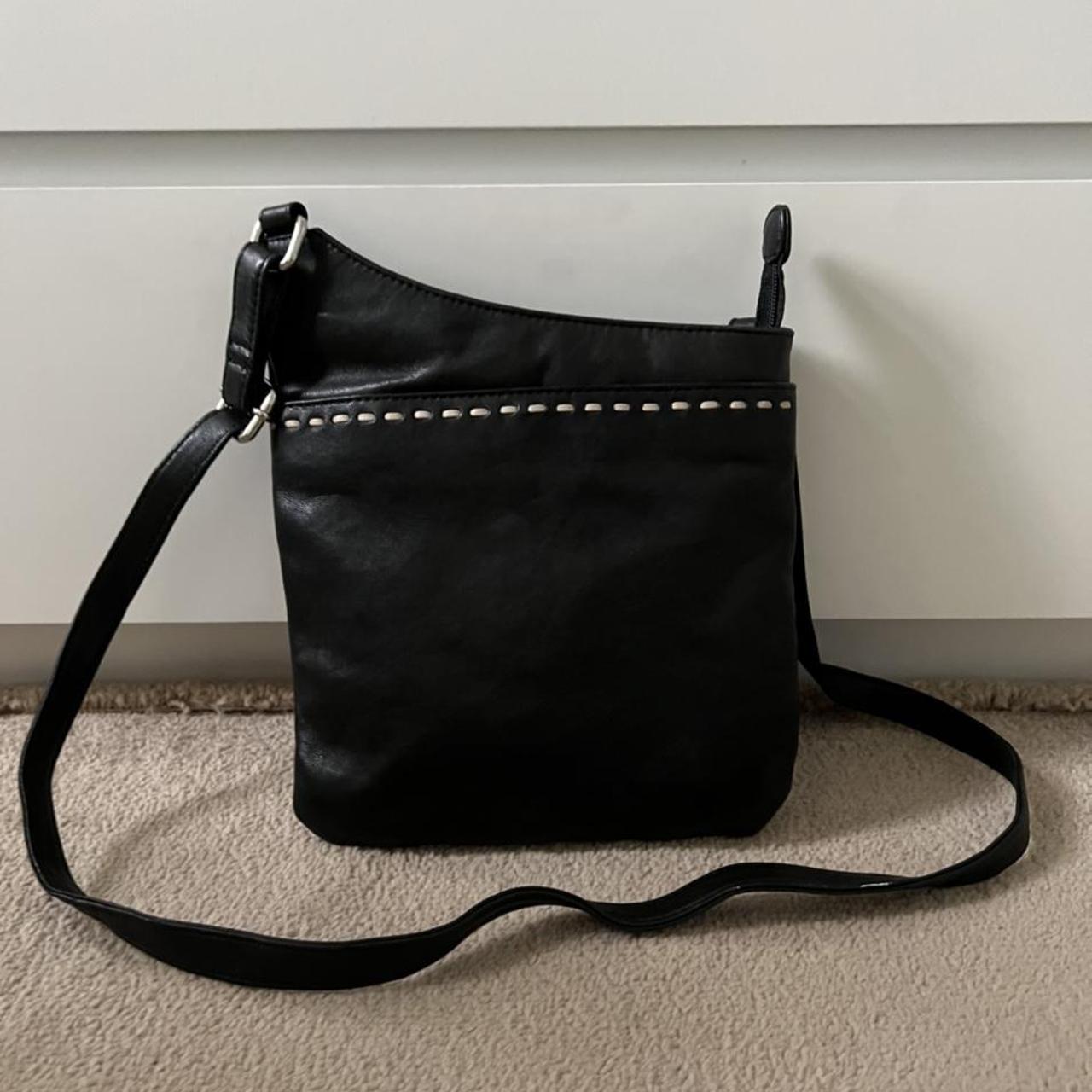 Debenhams Collection Soft Leather Black Shoulder Bag