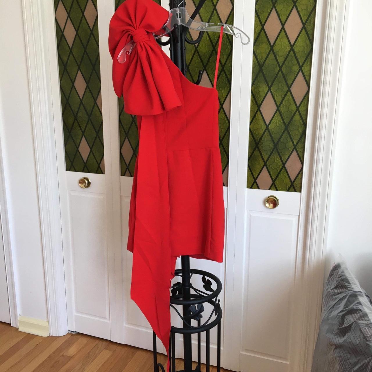 Christian Cowan Women's Red Dress (2)