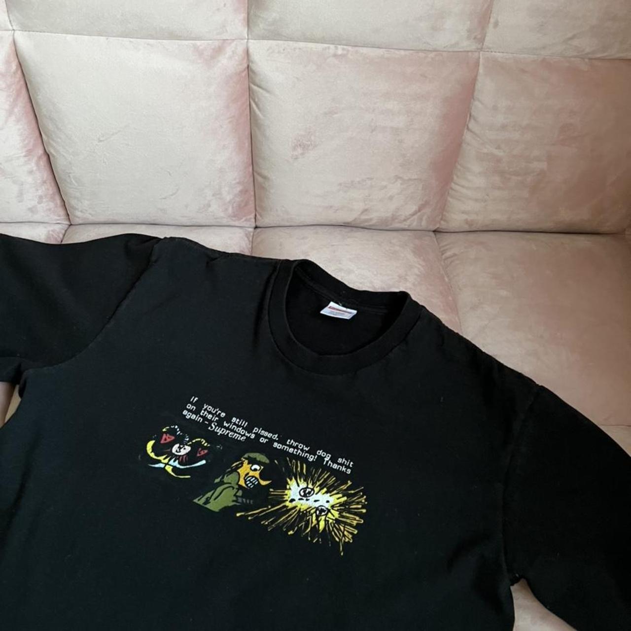 Supreme Dog Shit Tee FW17. Size M. Nice simple black | Depop