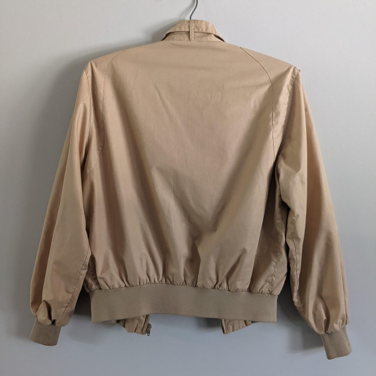 Members Only Women's Tan and Cream Jacket (2)
