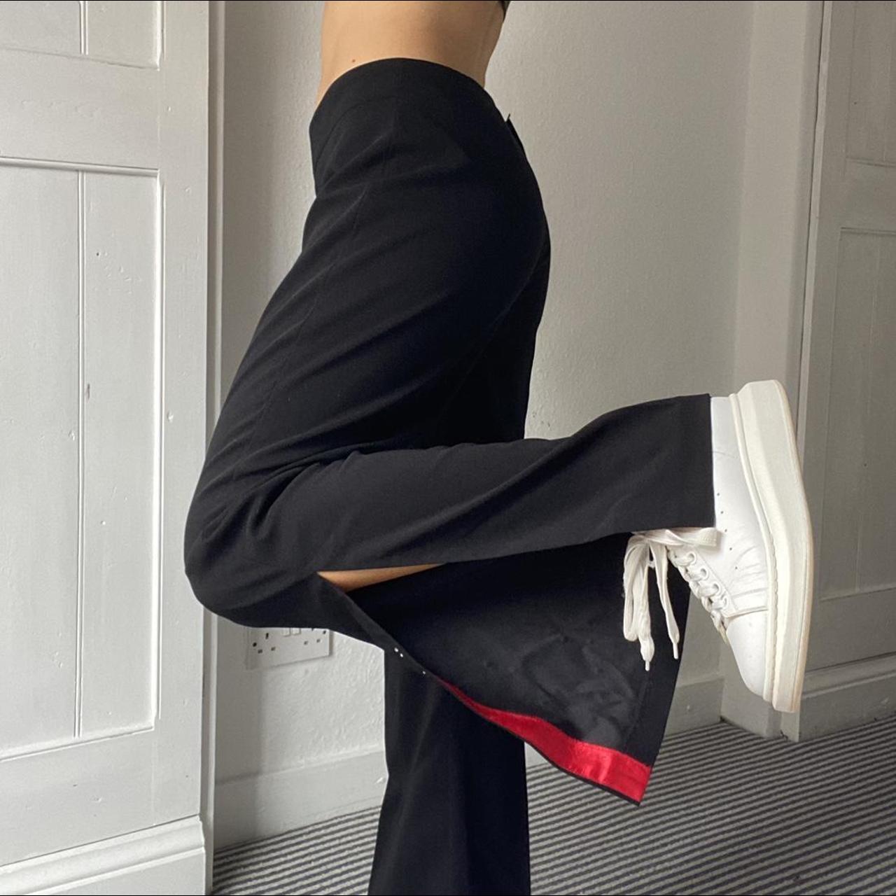 low rise dress pants