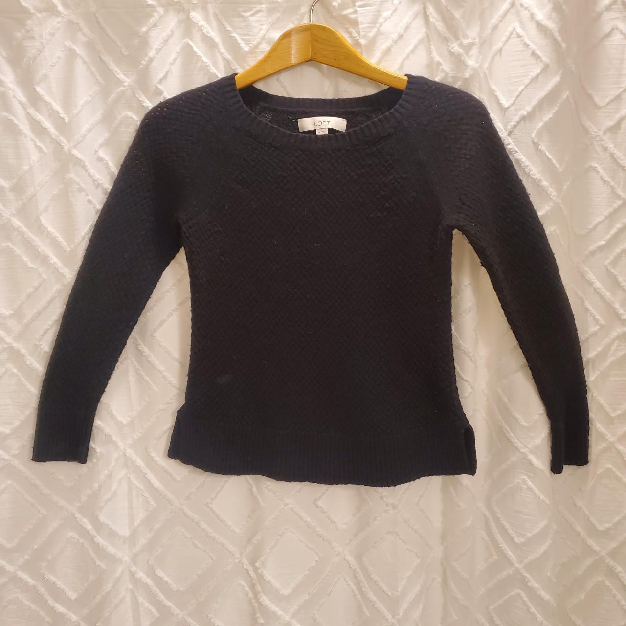 loft black sweater