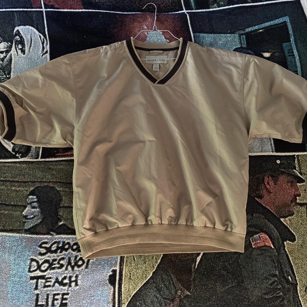 Cutter & Buck Men's Khaki and Black