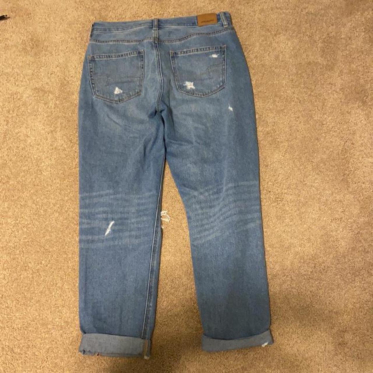 American Eagle mom jeans Waist is 30” and inseam is... - Depop