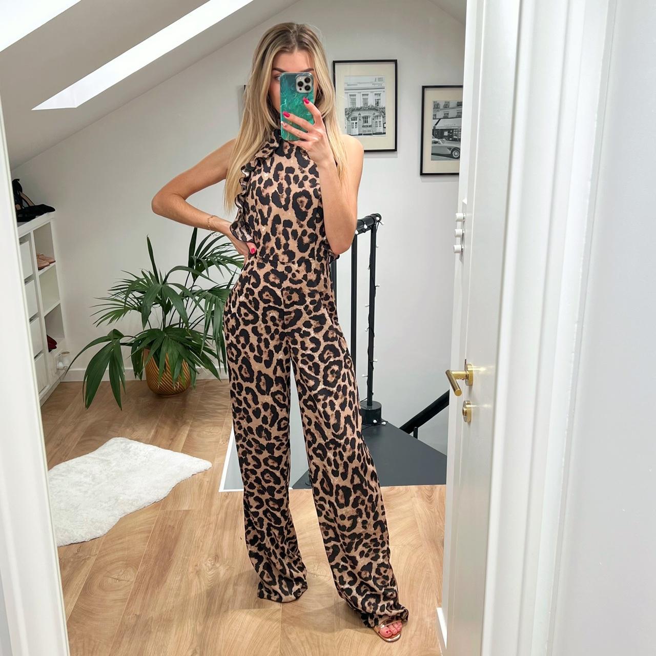 Pretty little best sale thing leopard jumpsuit