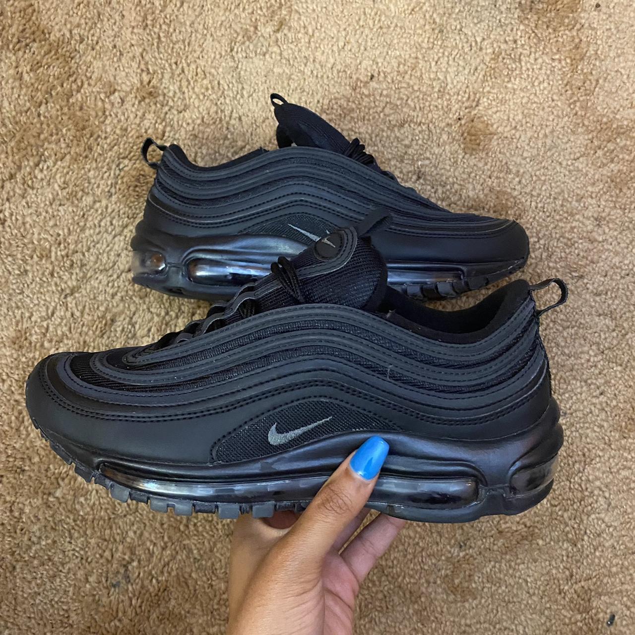 Nike AirMax 97 s in Triple Black Size 8.5W In Depop