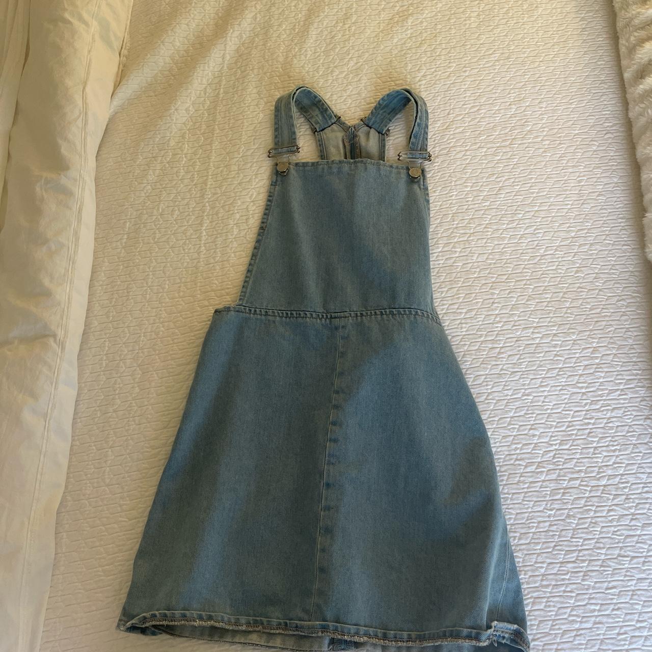 Women's Navy Dungareesoveralls Depop