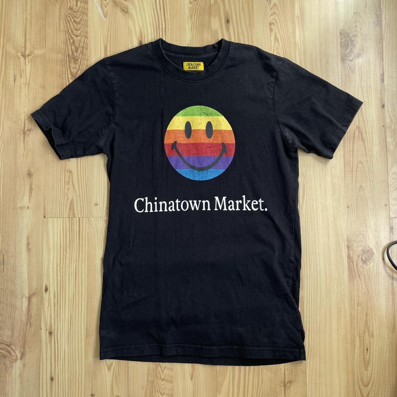 chinatown market rainbow smiley shirt
