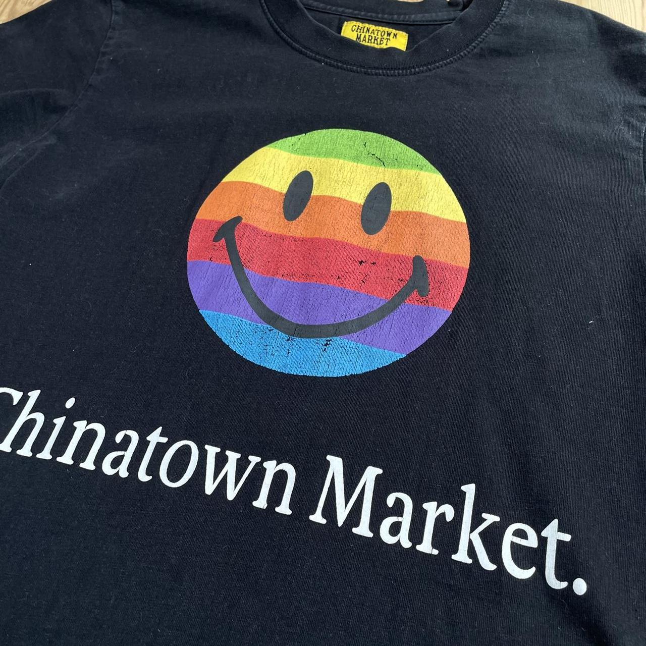 chinatown market rainbow smiley shirt