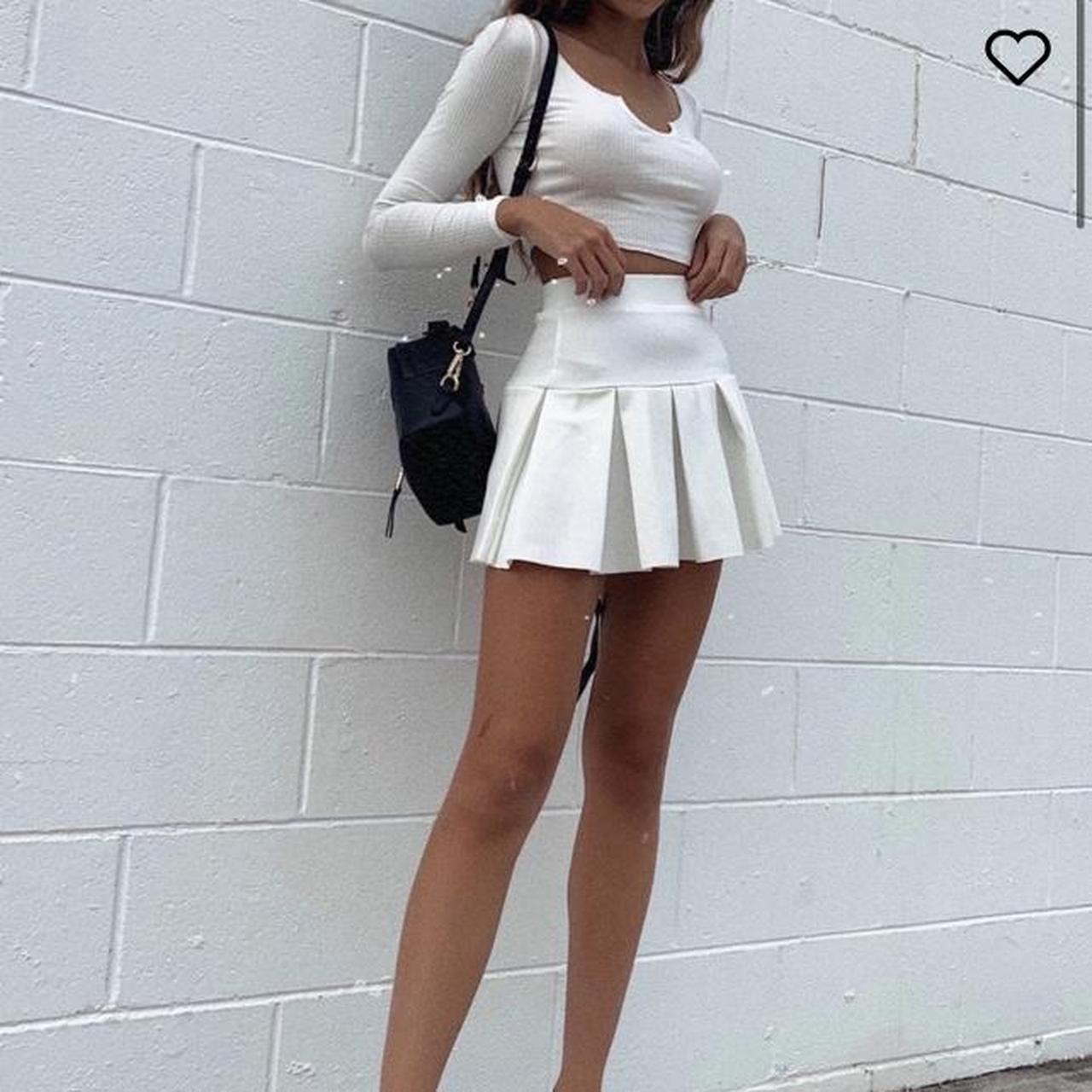 Lioness rescue me pleat mini skirt. Only worn on... - Depop