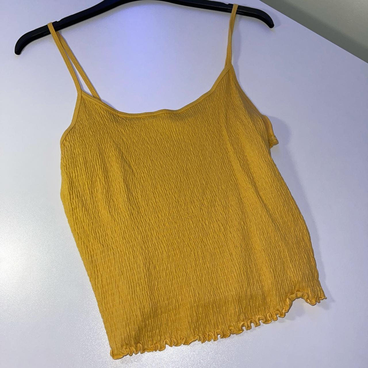 New look yellow cropped top summer cute stylish 💛 Depop