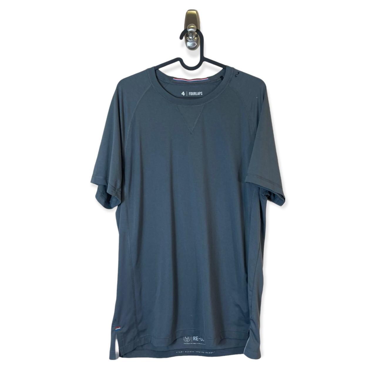 Product Image 1 - Fourlaps Men's Grey Short Sleeve