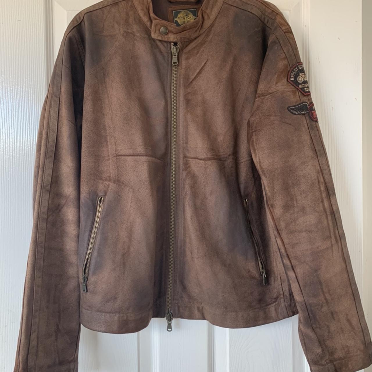 Replay deals suede jacket