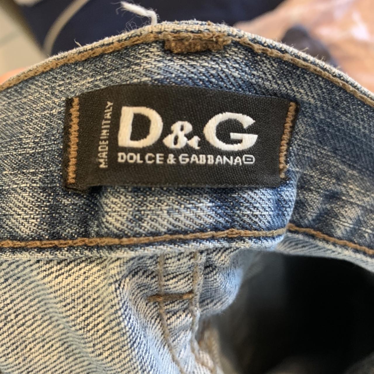 Dolce & Gabbana denim straight leg baggy jeans, not... - Depop