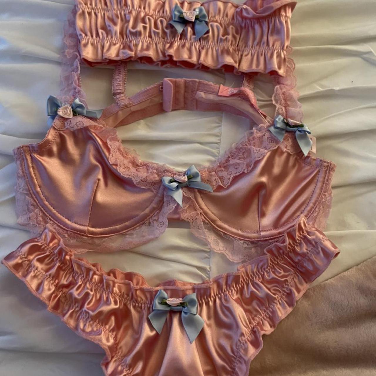 🎀 Sugar Thrillz 3 Piece Lingerie Set 🎀 Soo Cute But Depop 