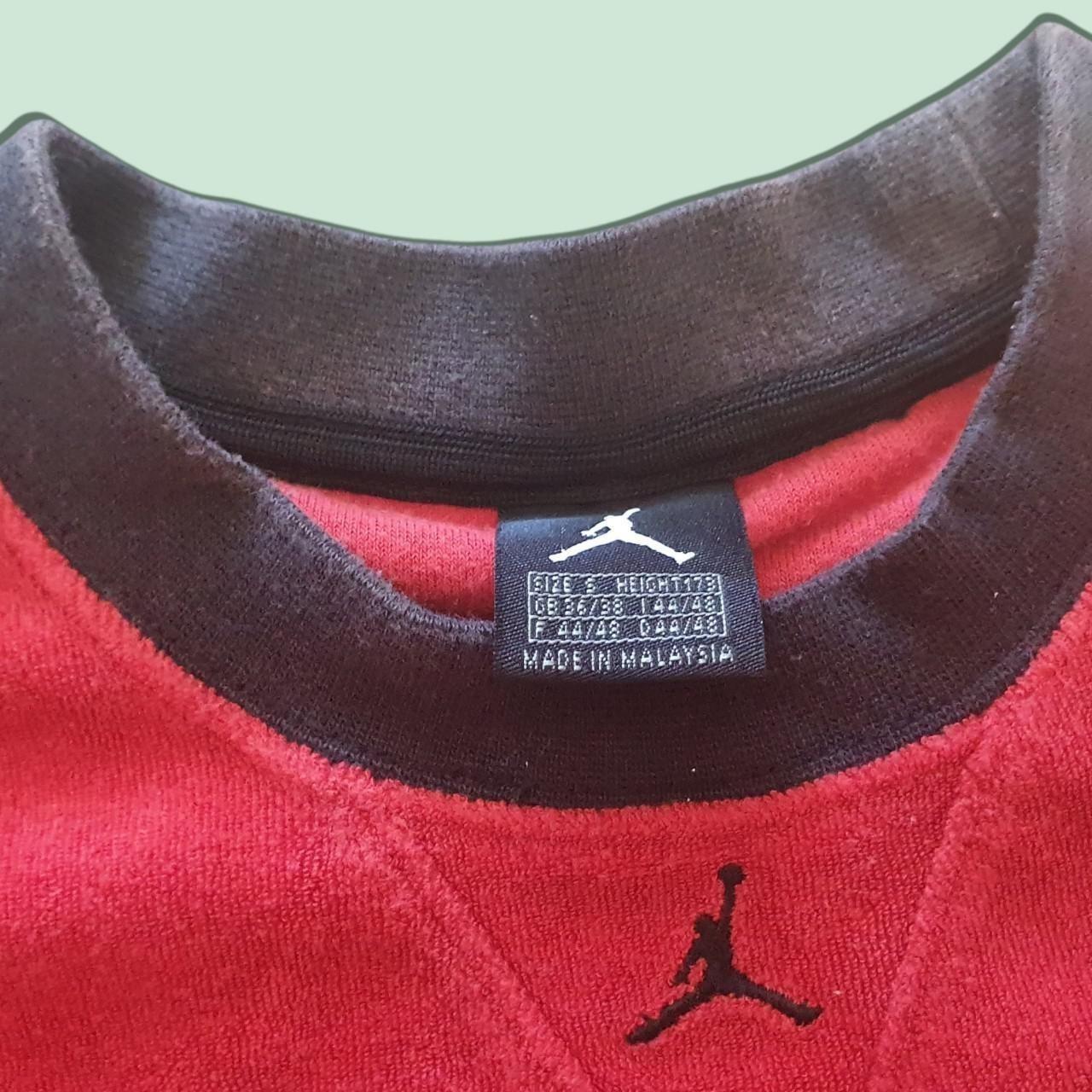 Vintage Nike Air Jordan Red Tshirt Description: - Depop