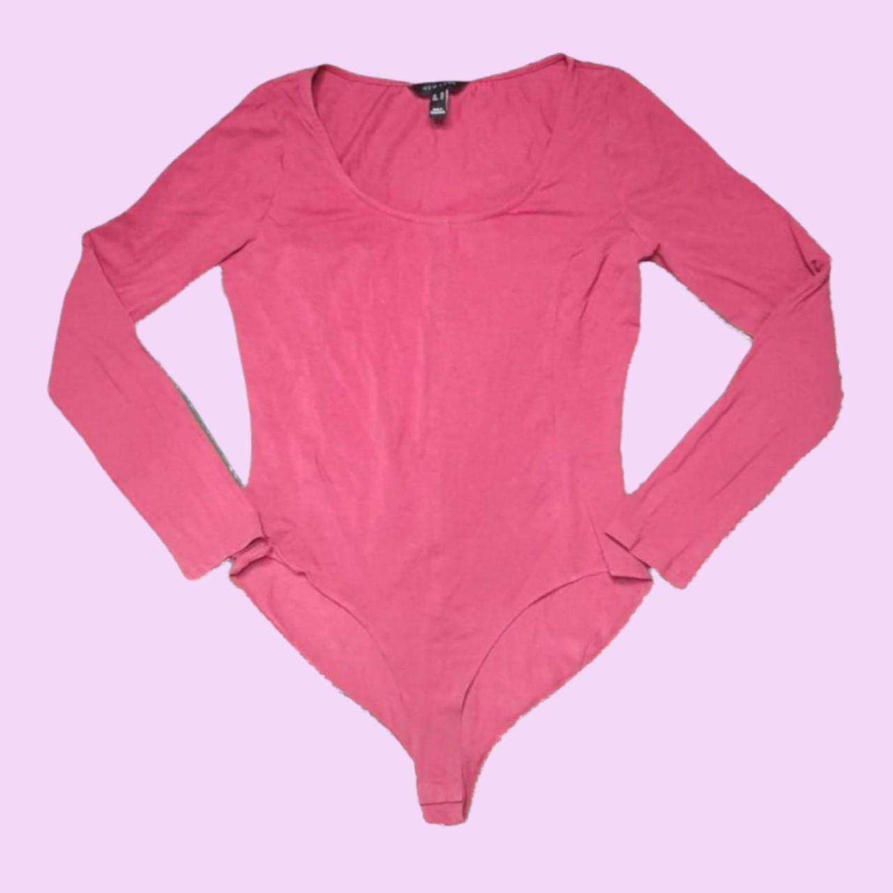 New Look Womens Pink Bodysuit Depop 0510