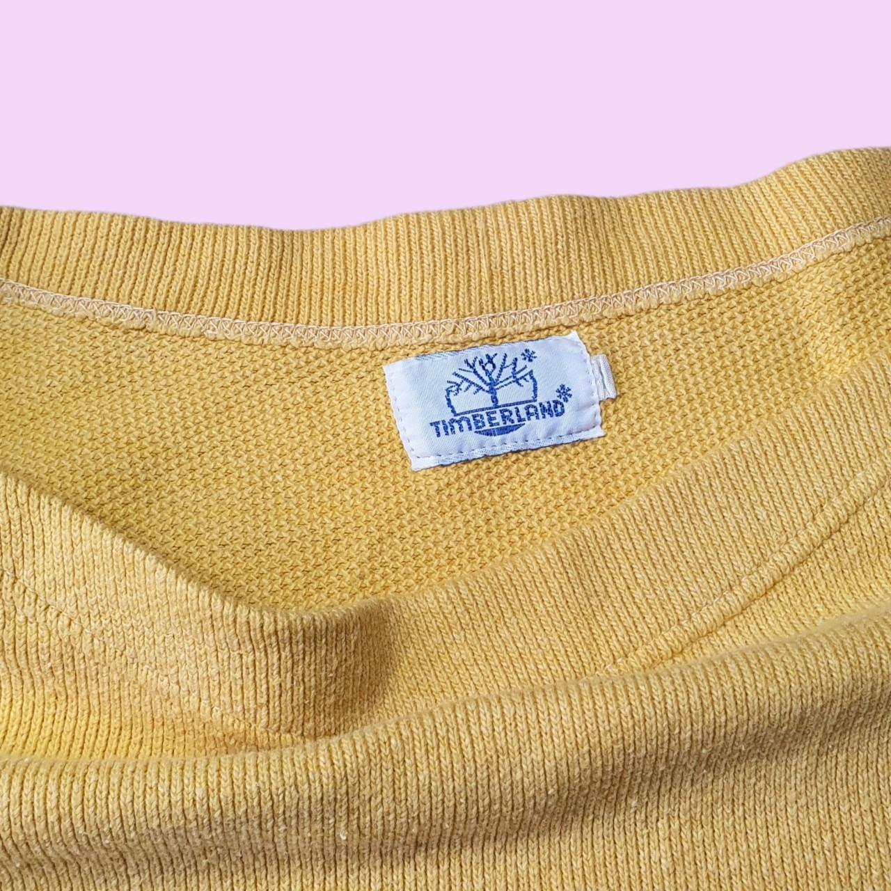 Timberland Women's Yellow Jumper | Depop