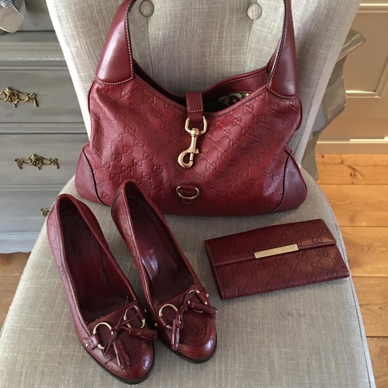 gucci bag and shoes set