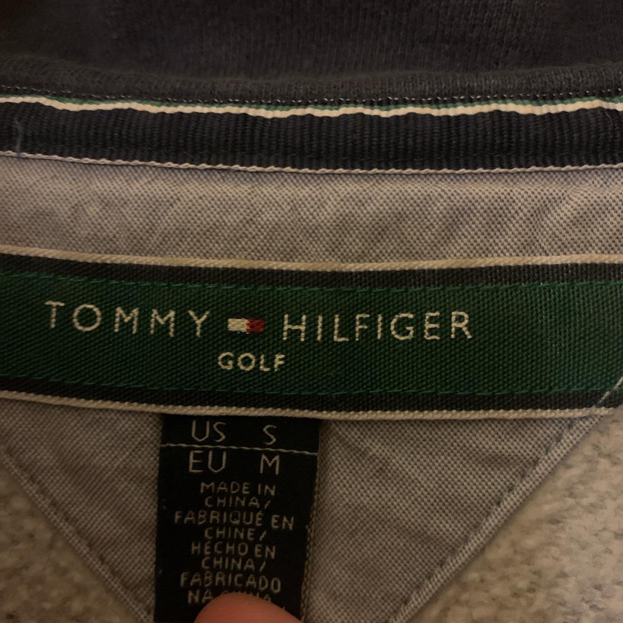 Tommy Hilfiger quart zip grey sweatshirt - Depop