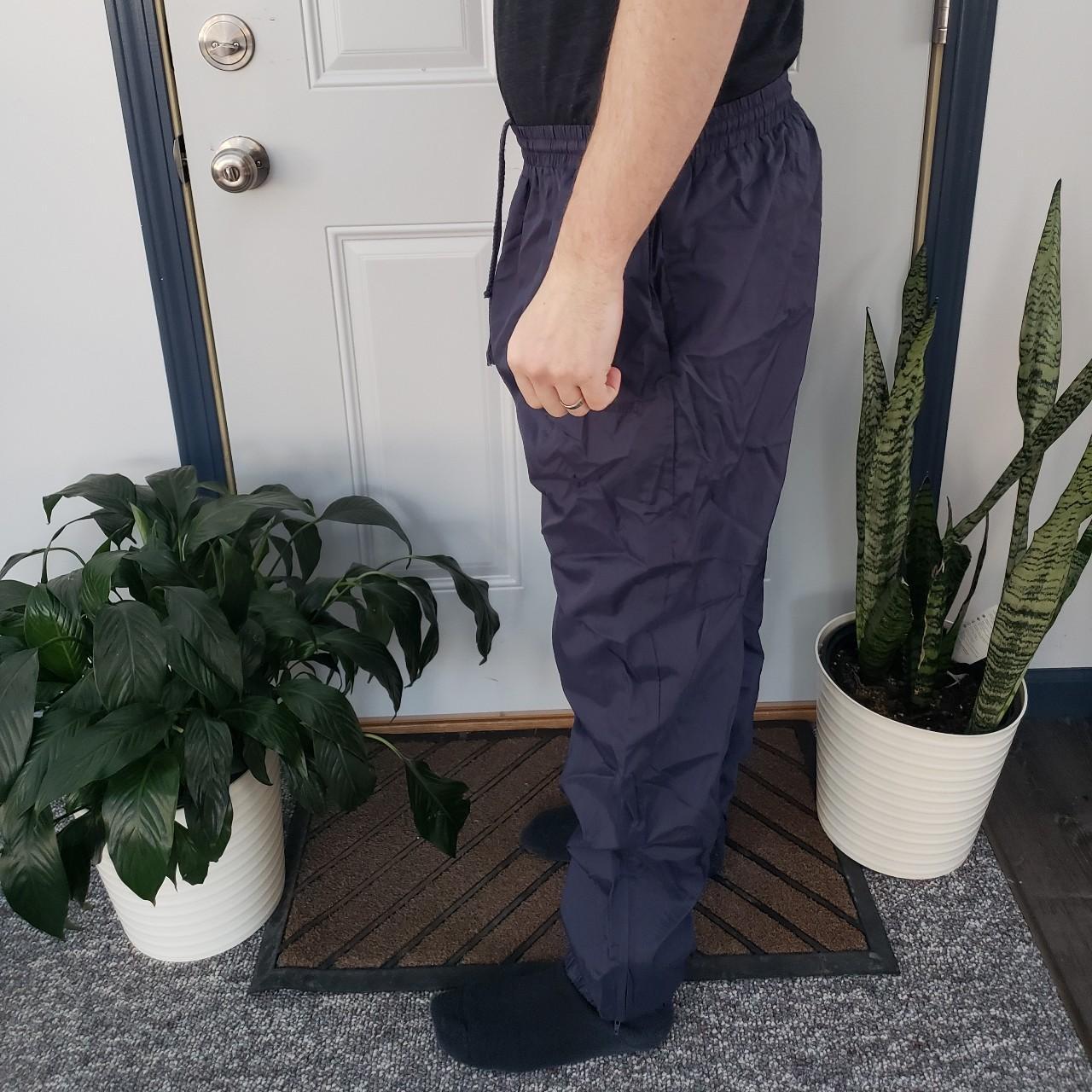 Vintage 90s Mens Wind Pants In excellent... Depop