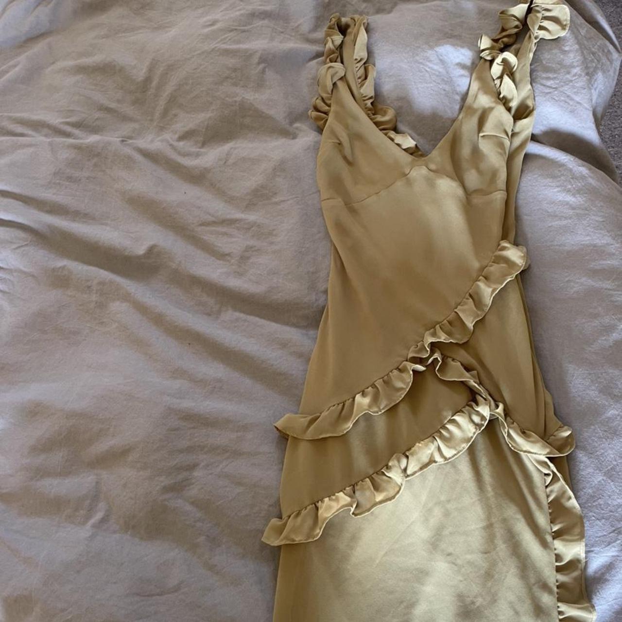 House of cb Pixie olive maxi dress. Excellent... Depop