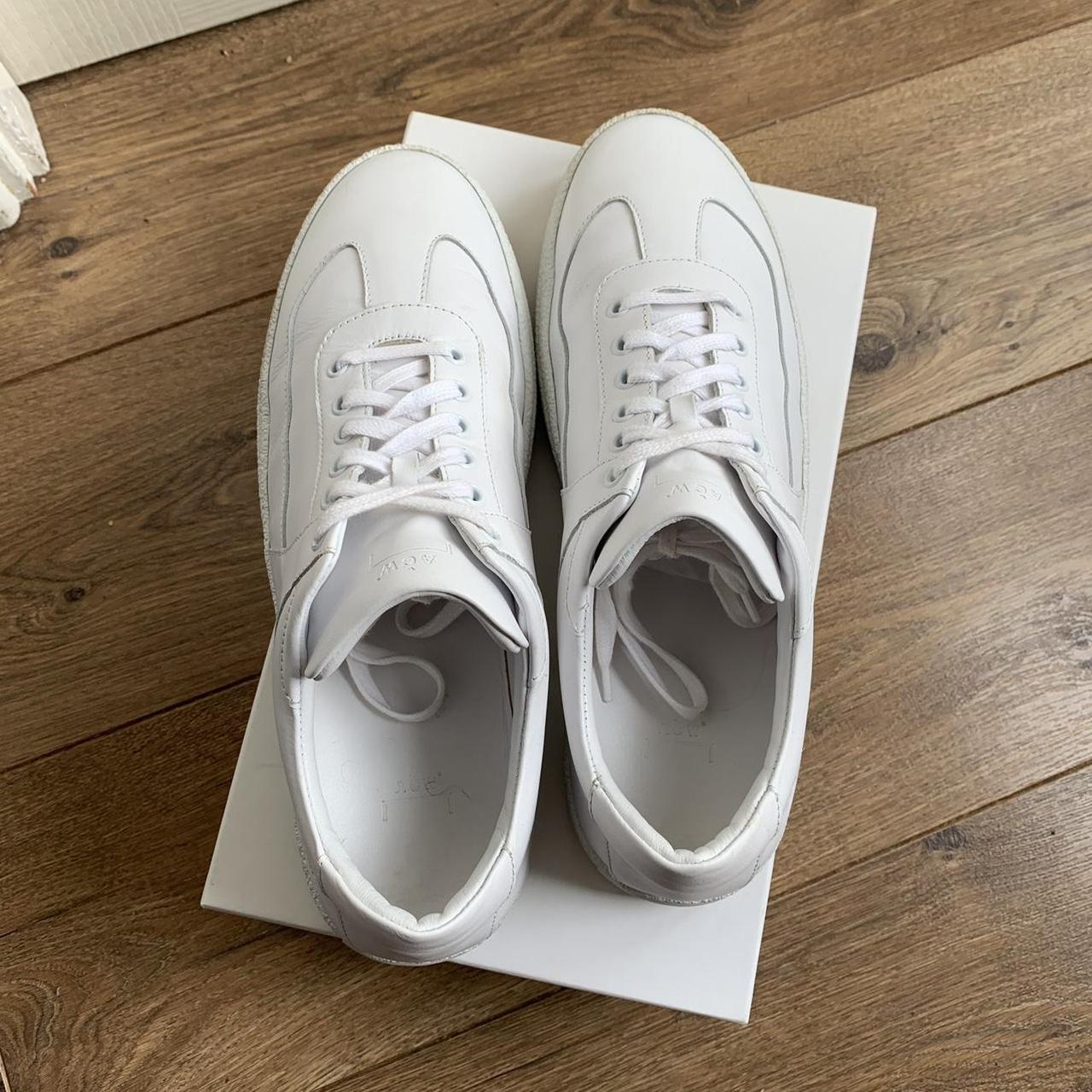 ACW a cold wall white leather trainers ‘ shard lo... - Depop