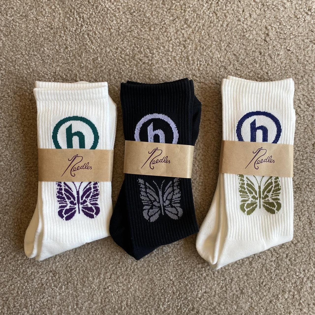 HIDDEN NY x Needles JP Socks - 3 pack One... - Depop