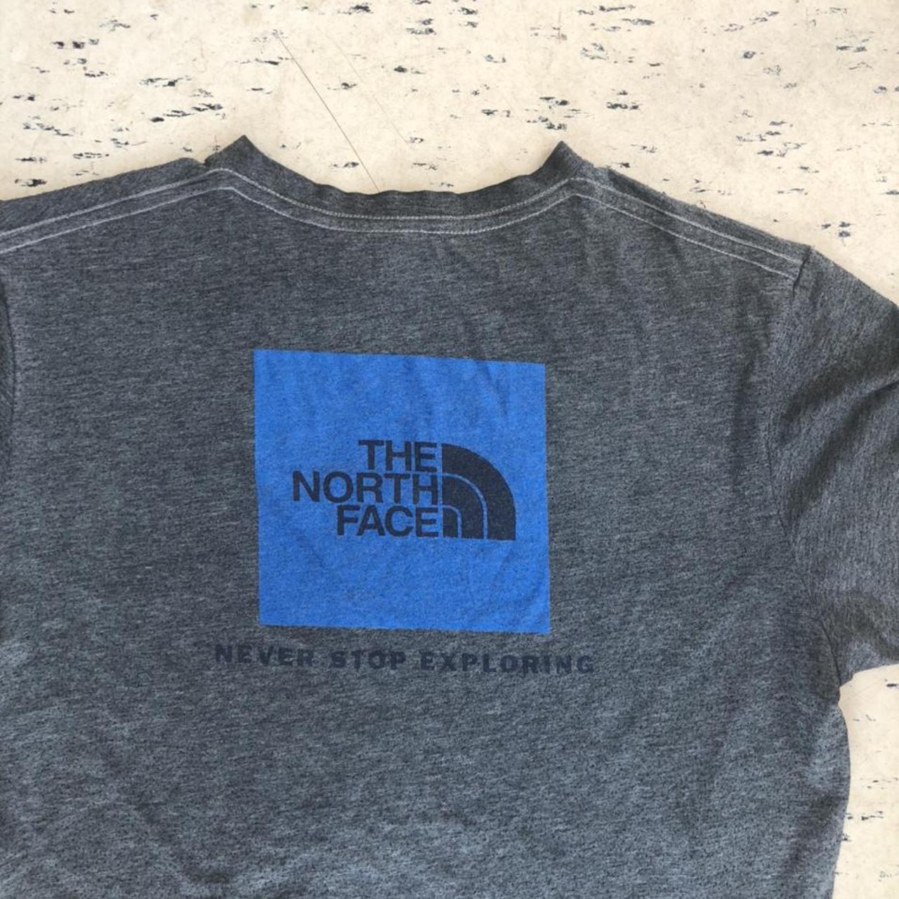 North face t shirt men's never stop on sale exploring