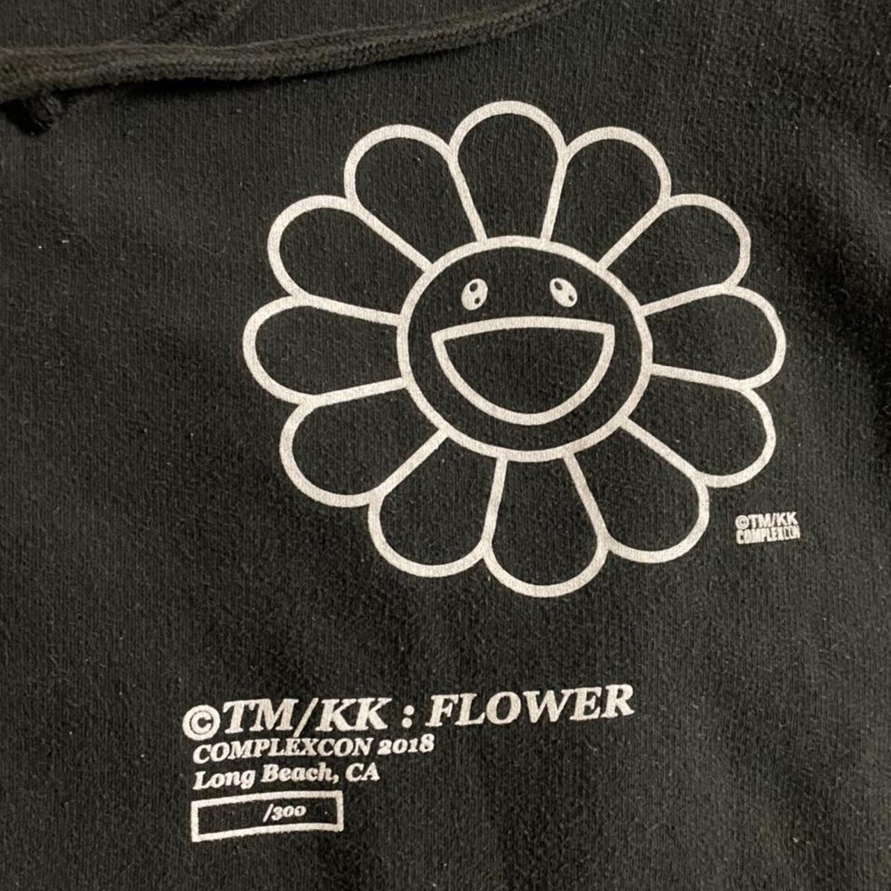 Takashi Murakami Complexcon Los Angeles Flower Hoodie Black