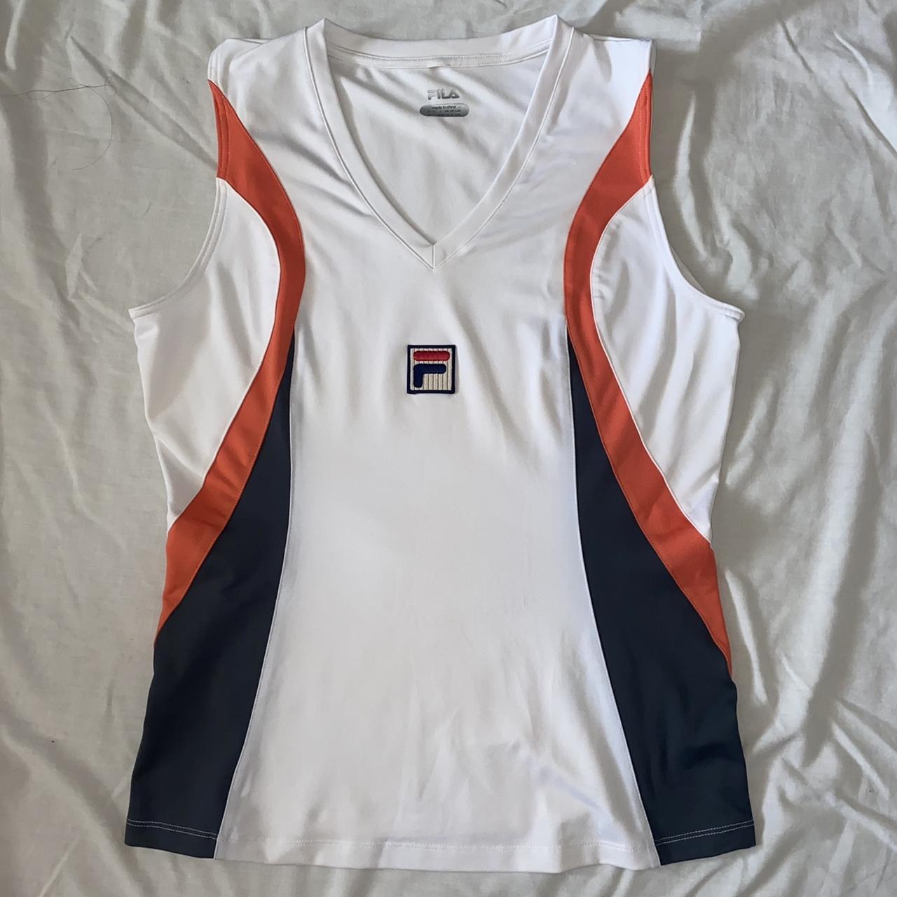 Fila Women's White Vest | Depop