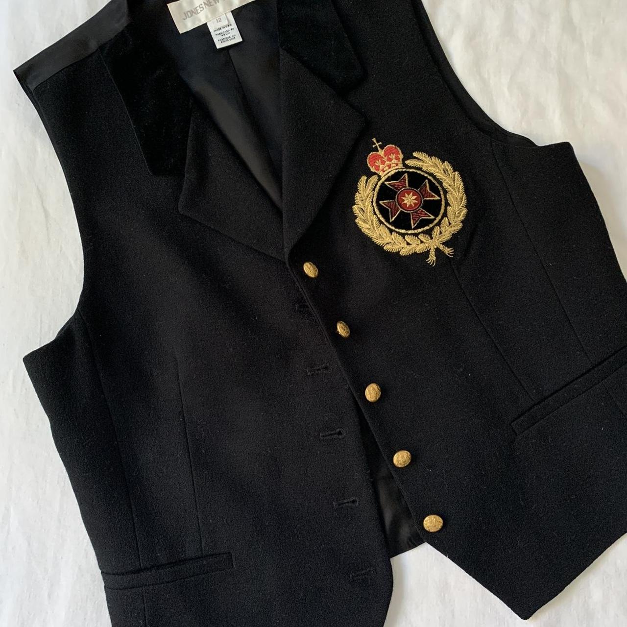VINTAGE VEST. Jones New York, made in USA, size 12... - Depop