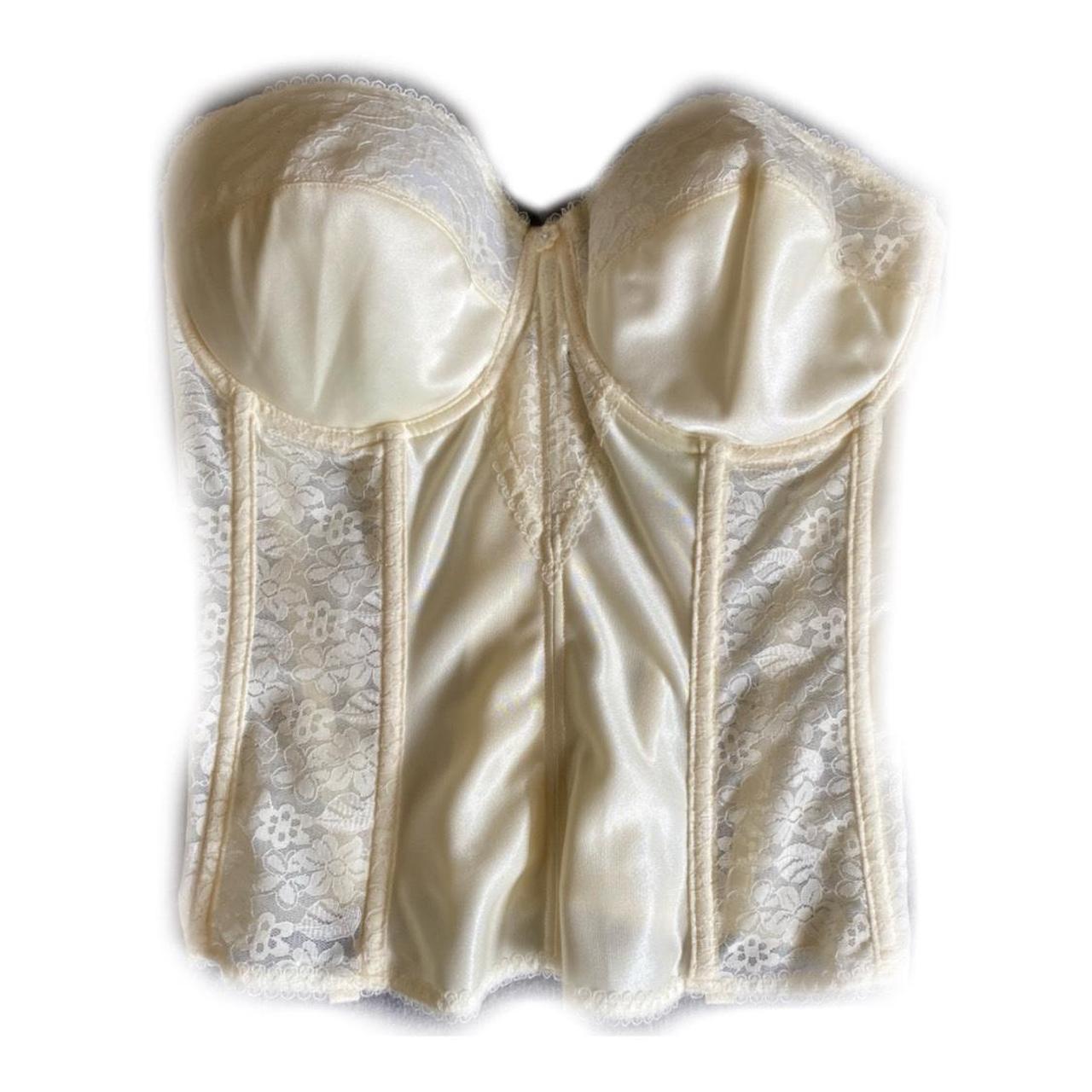 Bare Necessities Women's Cream and White Corset