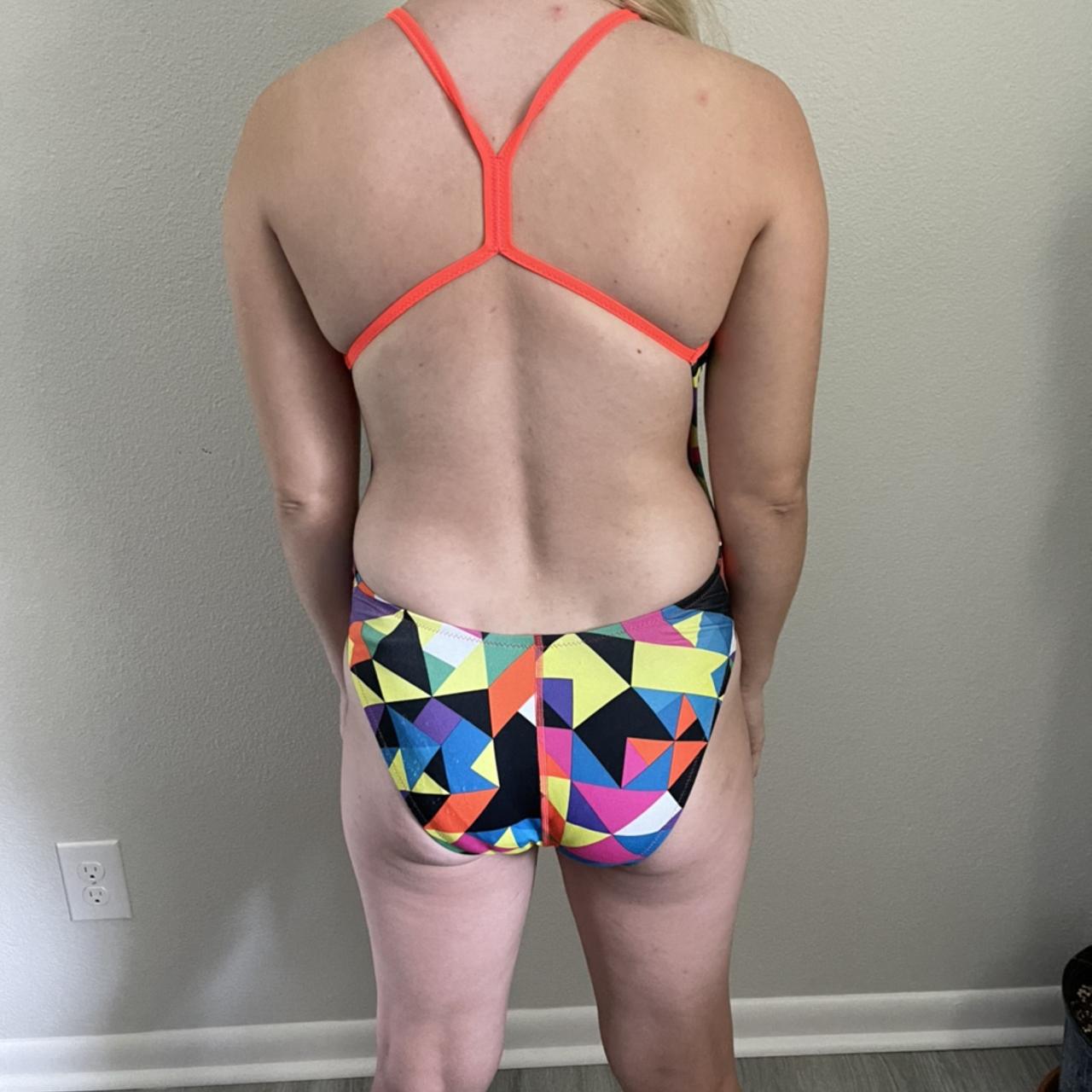 Colorful Speedo swimsuit one piece. Competitive | Depop