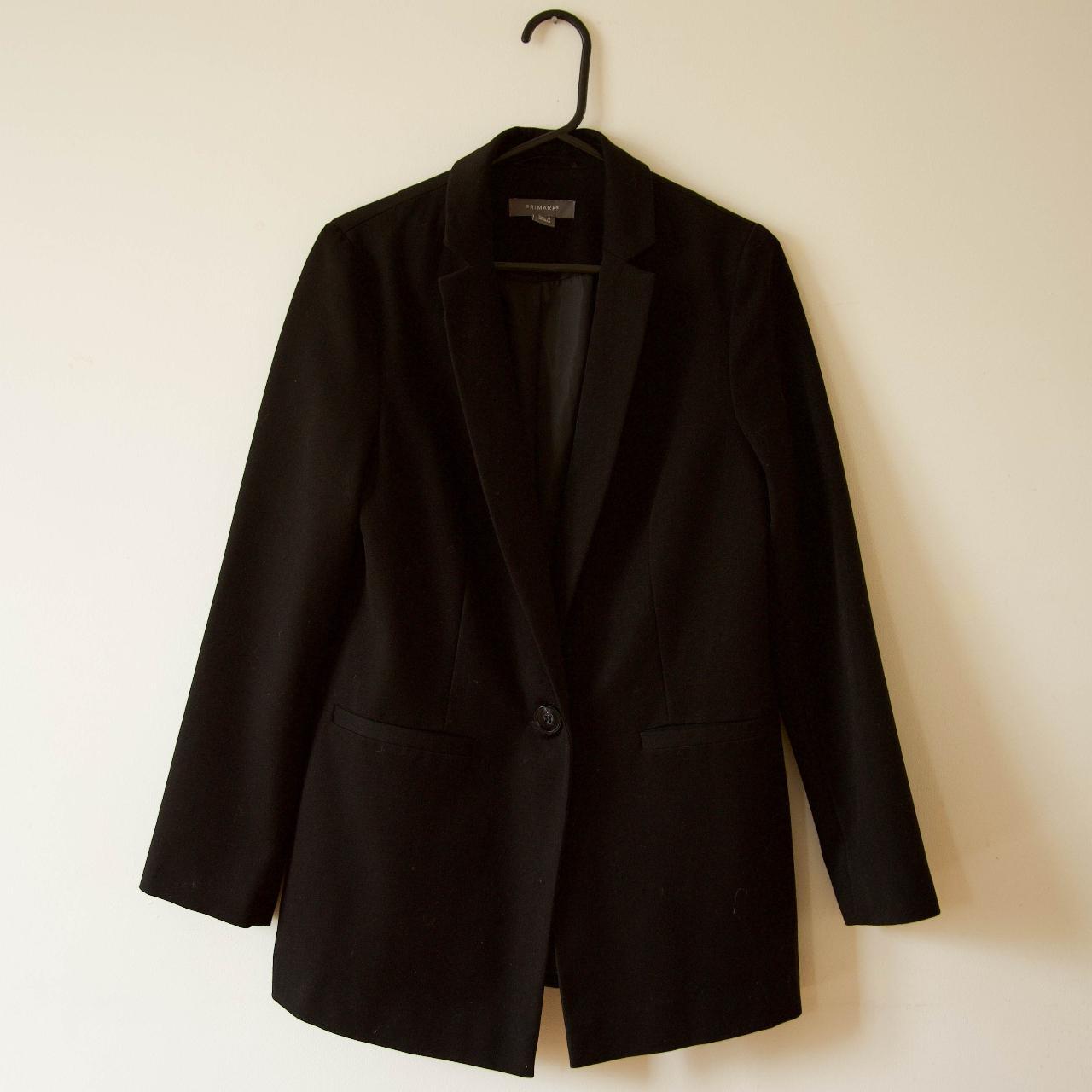 Primark Women's Black Coat Depop