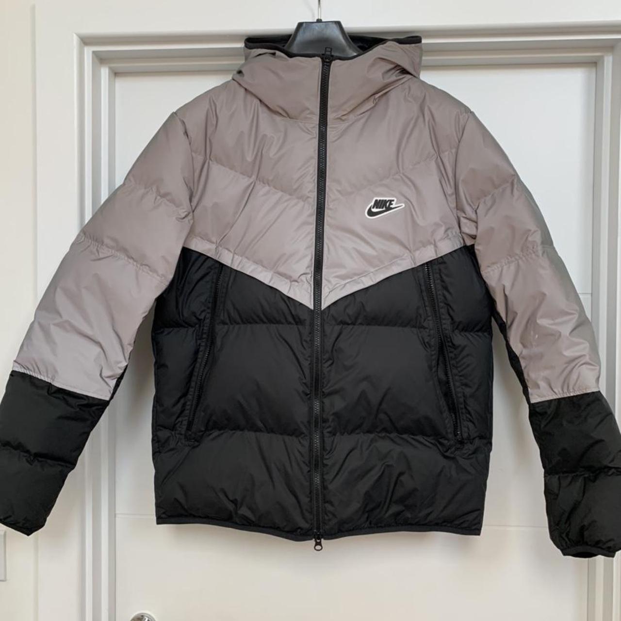 nike camo puffer