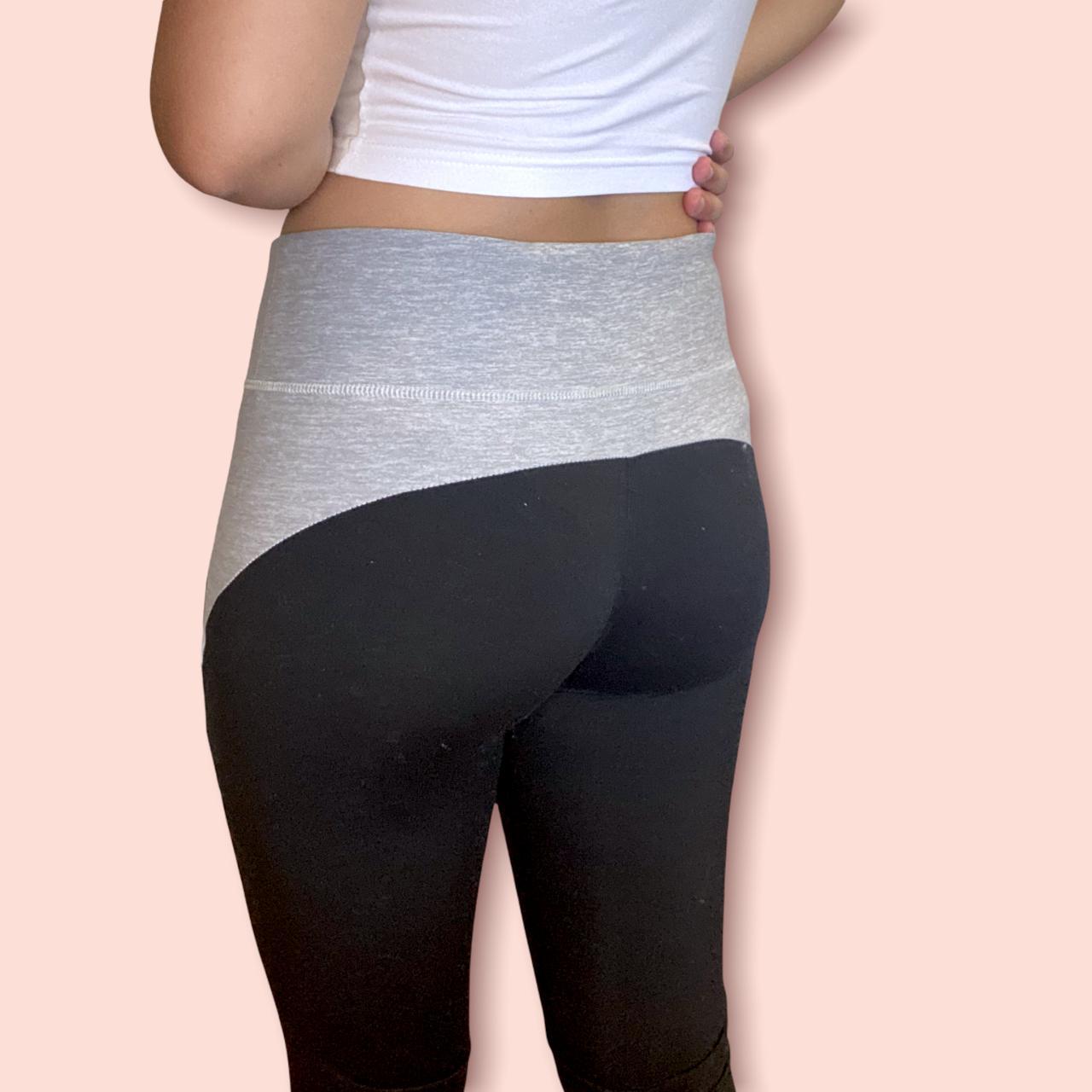 PINK VS Victoria's Secret Yoga Leggings. Gray with - Depop