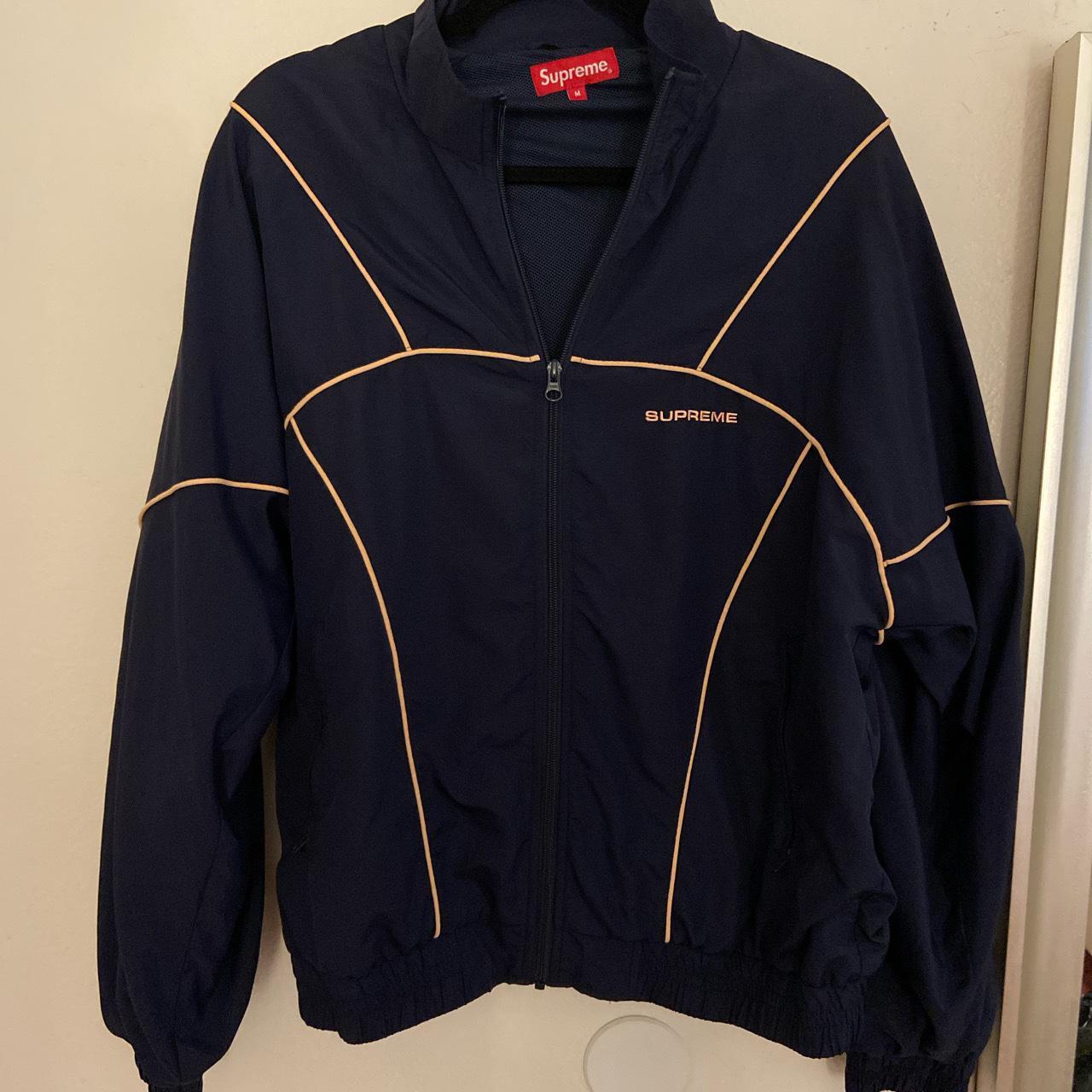 supreme piping track jacket