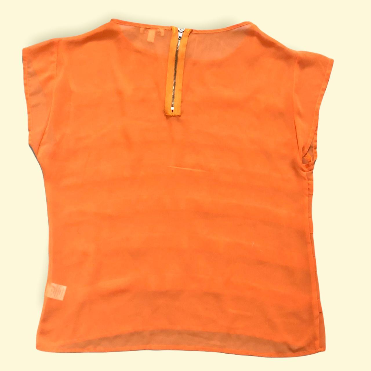 Product Image 2 - Orange front tiered boxy top