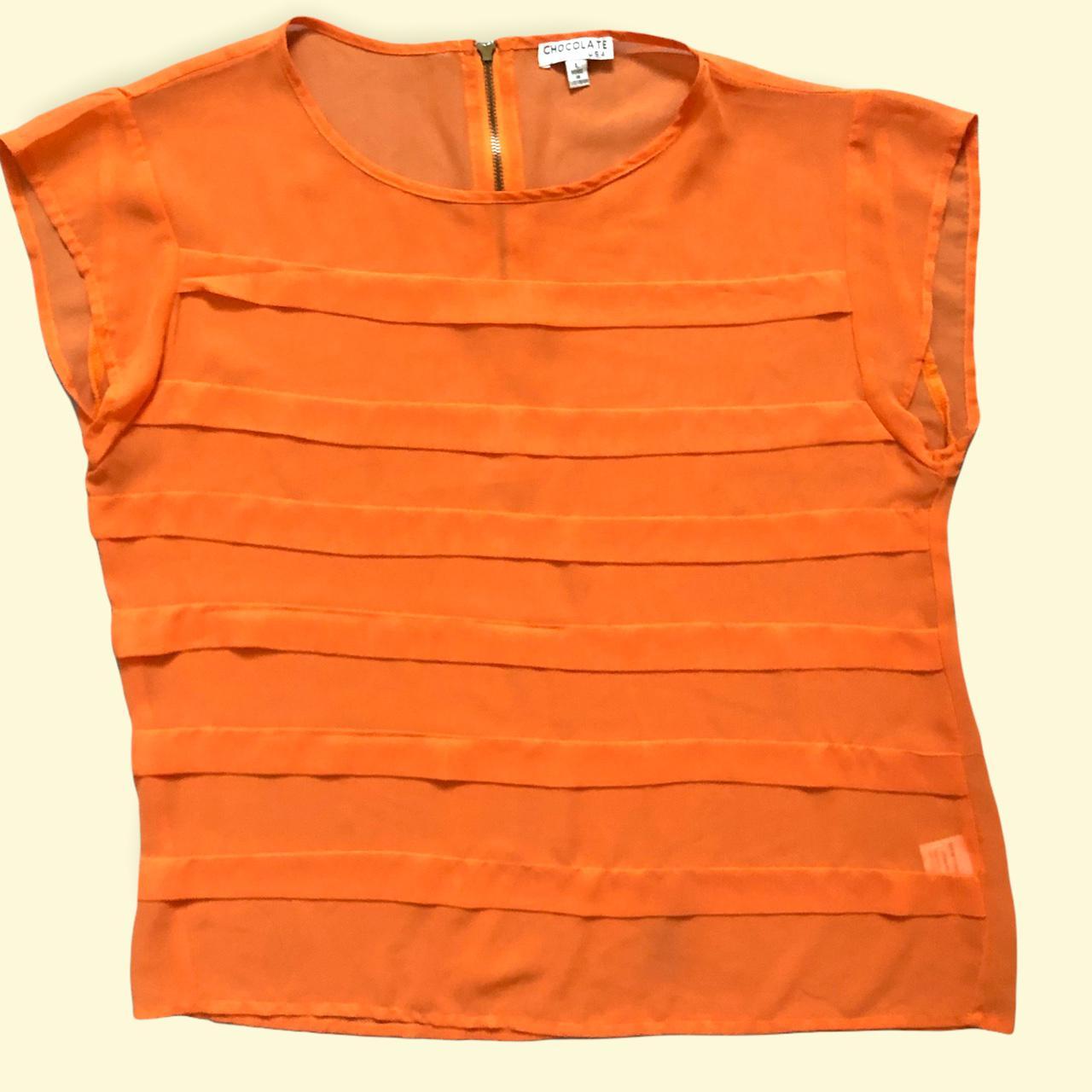 Product Image 3 - Orange front tiered boxy top