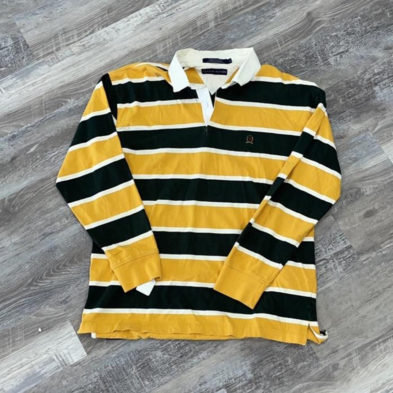 Vintage Tommy Rugby Style Polo Tag: Tommy Hilfiger... - Depop